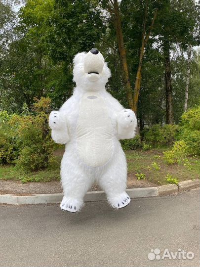 Ростовая кукла хит белый мишка 2,6 метра