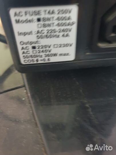 Интерактивный ибп Powercom Black Knight BNT-600A