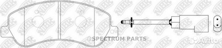 Колодки NiBK PN0444W nibk PN0444W