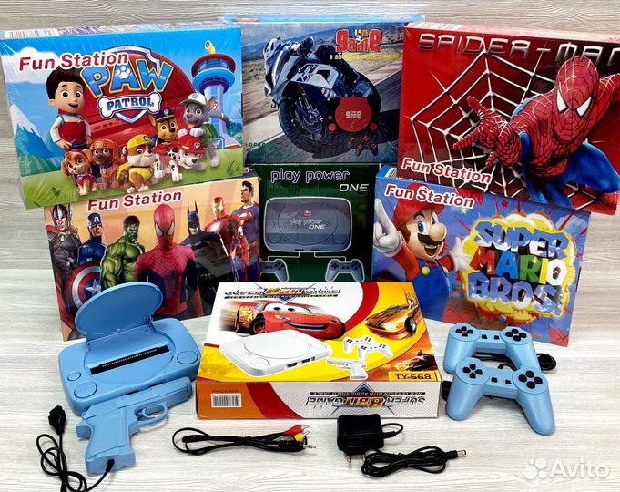 Игровая приставка Денди с пистолетом