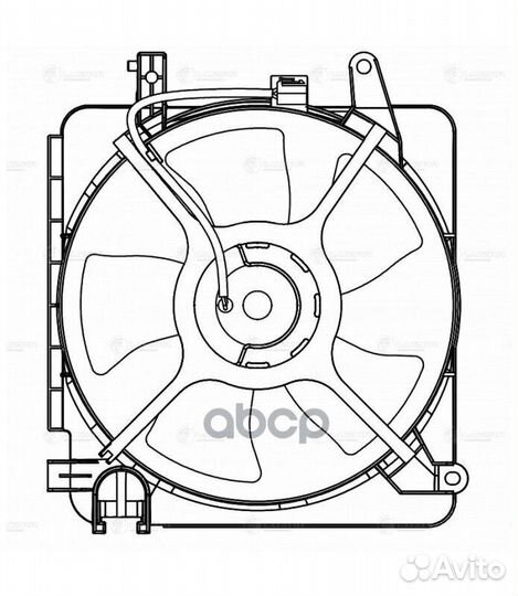 Э/вентилятор охл. LFK0501 luzar