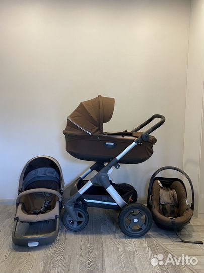 Коляска stokke trailz 3 в 1