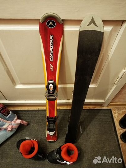 Горные лыжи детские комплект