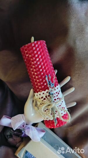 Свечи ручной работы из вощины