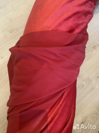 Ткань футер велюр отрез