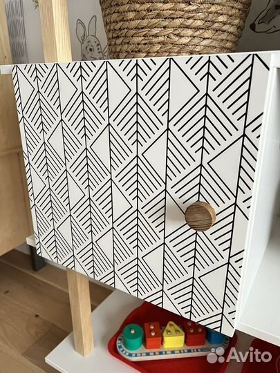 Стеллаж, шкаф для игрушек kvikk kids