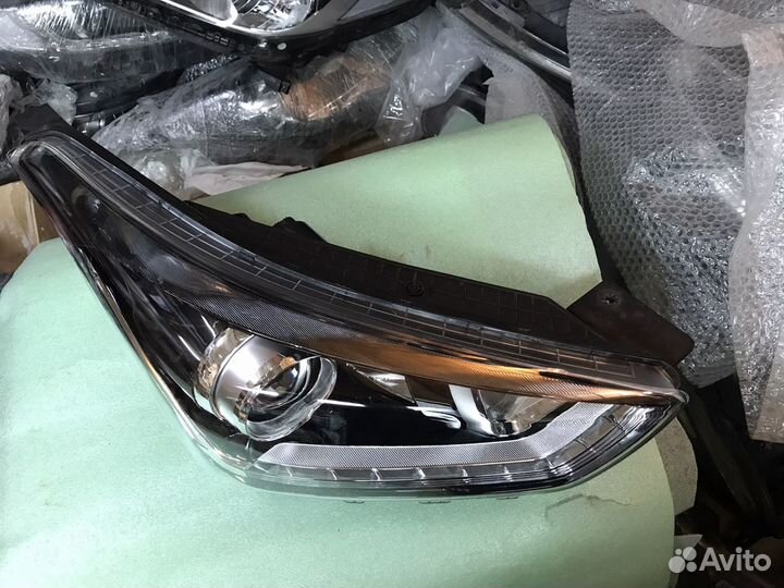 Фара левая и правая Hyundai Creta LED серая оканто