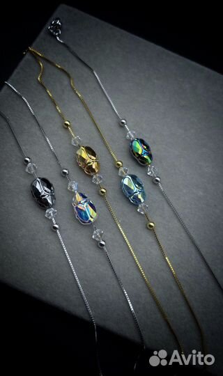 Браслет Swarovski «Скарабей»
