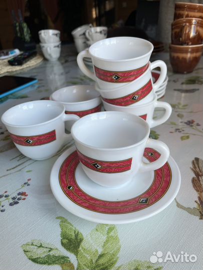 Чашка с блюдцем кофейная