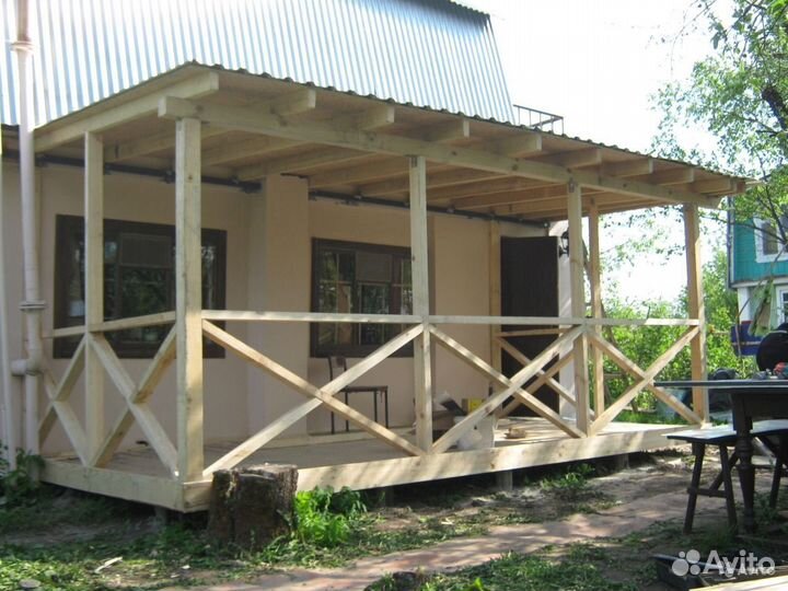 Строительство пристроек, террас веранд