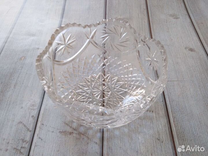 Салатник хрустальный