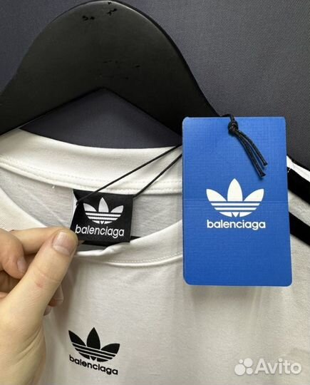 Balenciaga adidas футболка