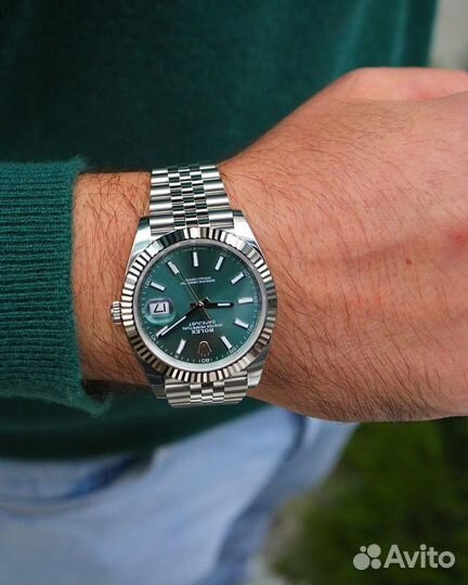 Часы Rolex Datejust 41mm mint green dial