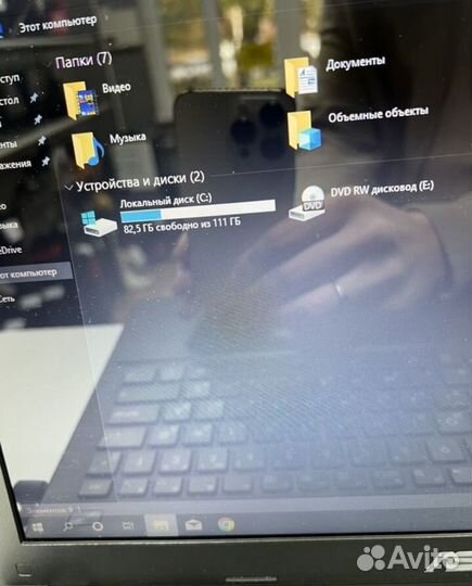Ноутбук asus 4я/8ram/ssd 120GB/рассрочка