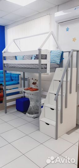 Детская кровать чердак