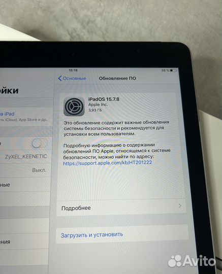 iPad Air 2 cellular + wifi с чеком
