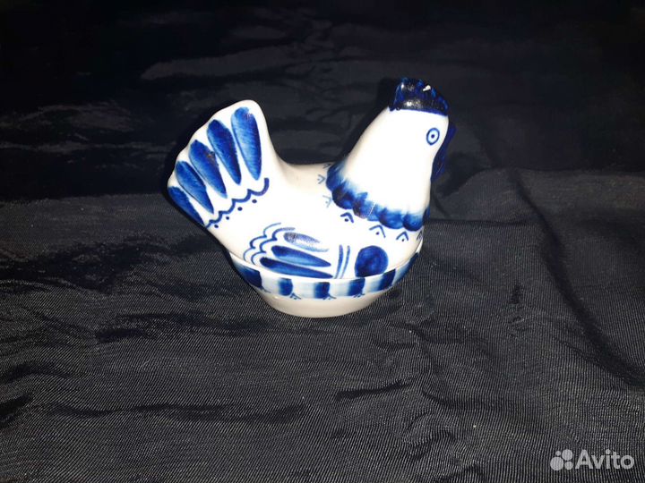 Фарфор, Гжель, посуда СССР, Пасхальный набор, яйца