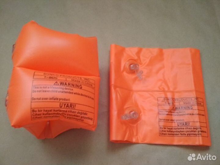 Нарукавники надувные детские от 1 года до 5 лет