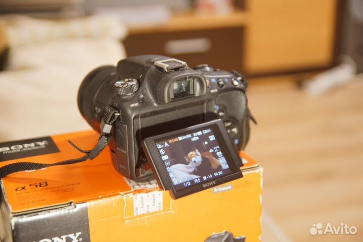 Продам почти новый зеркальный sony SLT-58K, A58