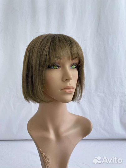 Система волос новая парик каре челка русый США
