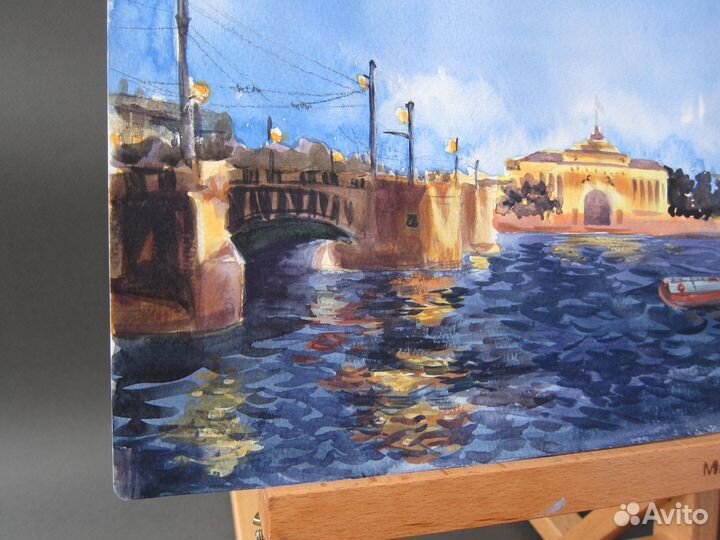 Акварель Петербург, картина Санкт-Петербург