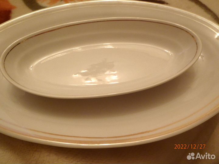 Овальное блюдо СССР