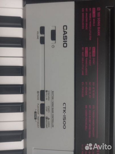 Синтезатор casio ctk-1500