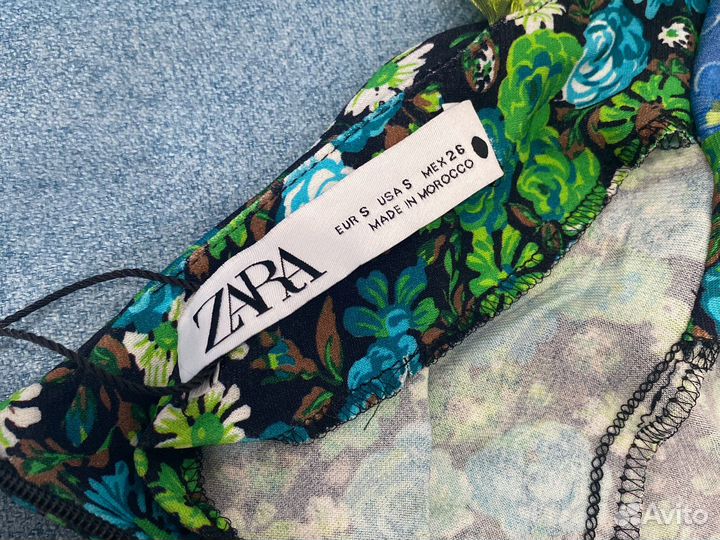 Платье Zara миди новое S