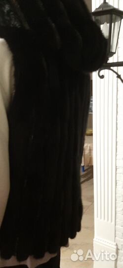 Норковая жилетка женская