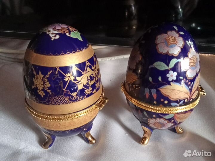 Яйцо Фаберже кобальт