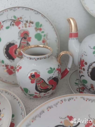 Чайный сервиз лфз Весёлые петушки
