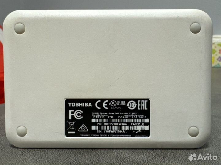 Внешний HDD 1tb Toshiba