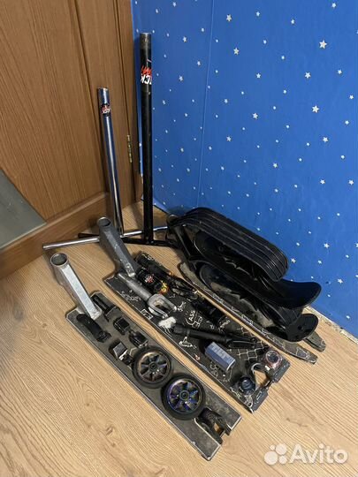 Читать описание) Детали для трюкового самоката