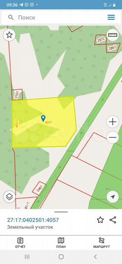 Участок 27,5 га (СНТ, ДНП)