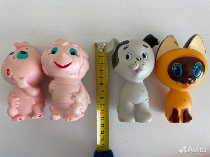 Резиновые игрушки персонажи мультфильмов пакетом