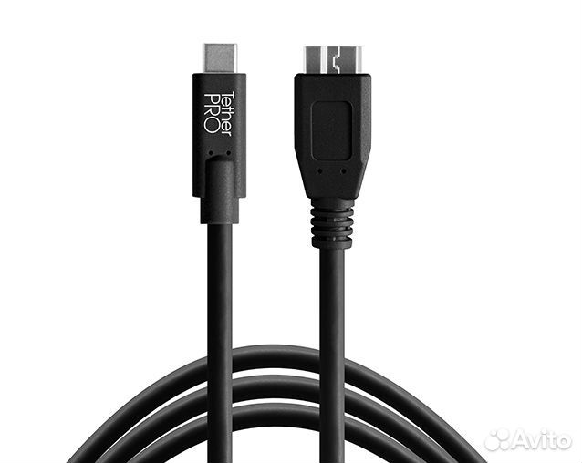 Tethertoolsusb-Cto3.0 Micro-B4.6m CUC3315-BLK