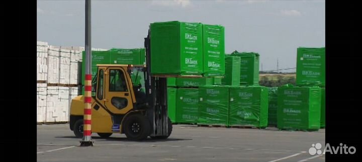 Газоблок 125х250х613