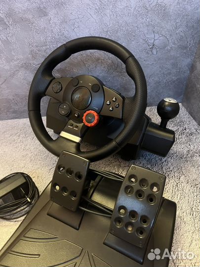 Игровой руль logitech driving force gt