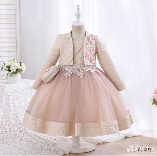 Нарядное платье для девочки 110 116 122