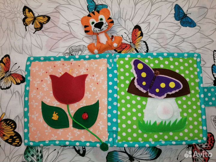 Развивающая книжка из фетра