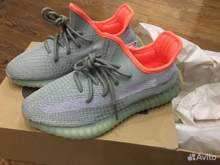 Оригинал Adidas Yeezy Boost 350 Desert Sage UK 6