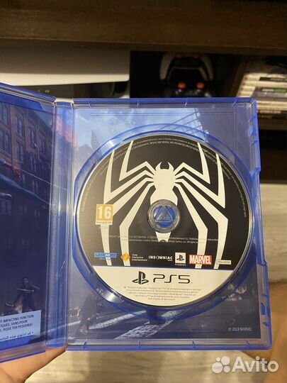 Spider man 2 ps5 диск полностью на русском