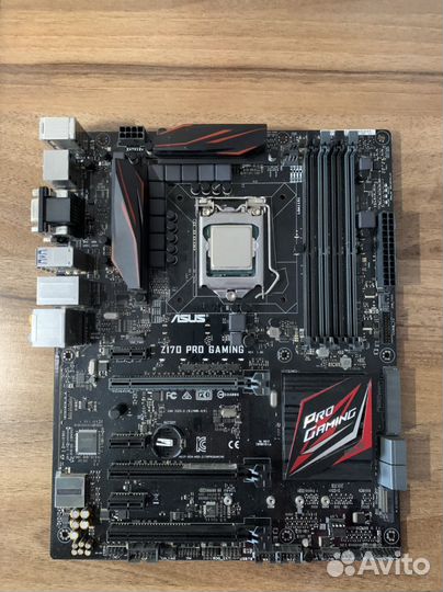 Материнская плата с процессором i7 6700k(qh73es)