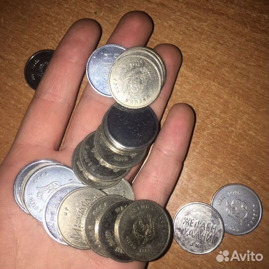 Игровой жетон Швеция СССР Черри 1989