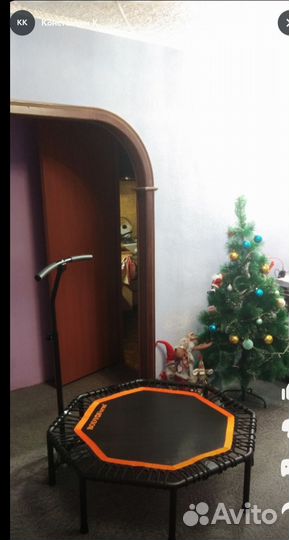 Батут для фитнеса с ручкой