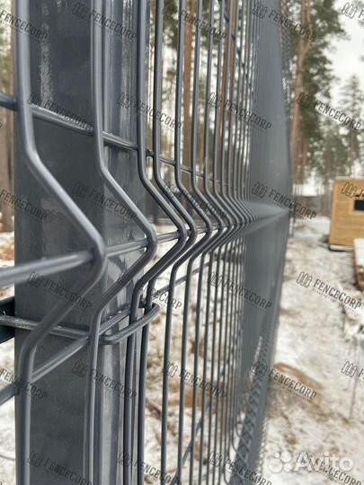 Забор из Гиттер 3Д 5 мм. 1.7 метра