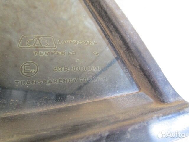 Стекло двери задней левой (форточка) Daewoo Nexia