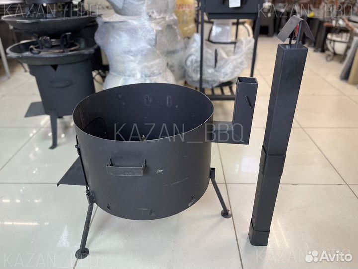 Печь с трубой для казана 22-30 л