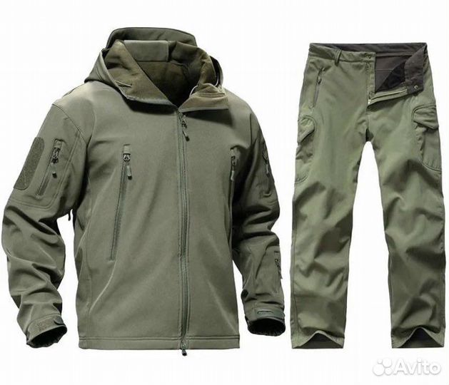 Тактический костюм осенний softshell