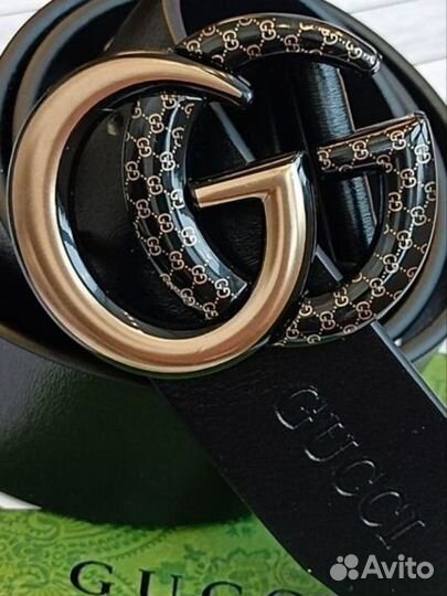 Кожаный ремень Gucci качество люкс